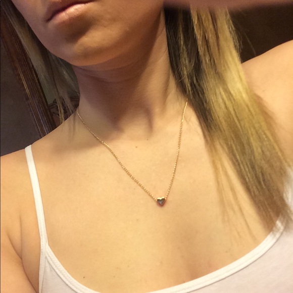 Gold heart ❤️ necklace - Picture 4 of 4